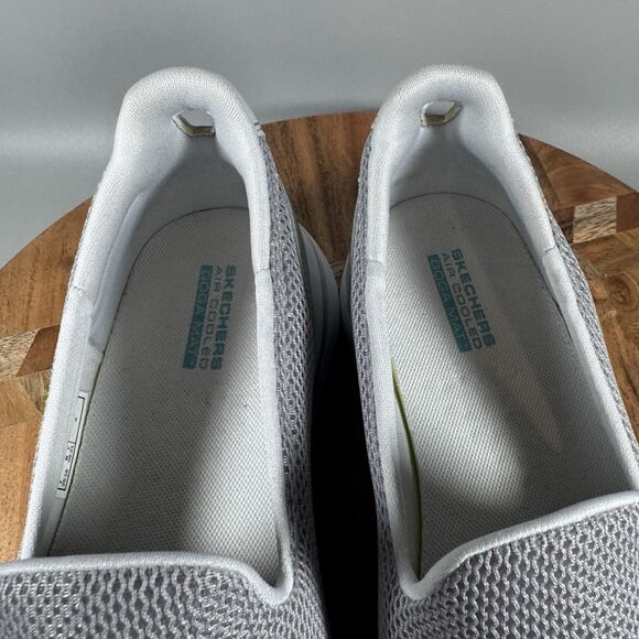 Skechers Womens Go Walk 5 15901 Grey Slip On Comfort Shoes Sneakers Size 9.5 - Picture 7 of 8